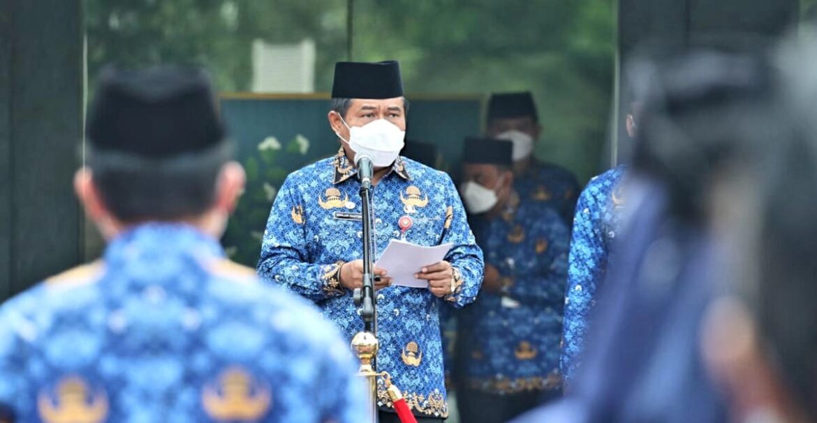 Sekjen Kemendagri Pimpin Upacara Peringatan Harkitnas ke-114 di Lingkungan Kemendagri
