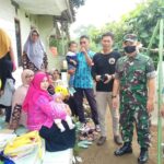 Sukseskan BIAN, Babinsa Kutasirna Dampingi Pelaksanaan Imunisasi Anak