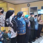 Danposramil Berserta Forkopimcam Kadudampit Laksanakan Upacara hari Pahlawan 2022 Secara Virtual