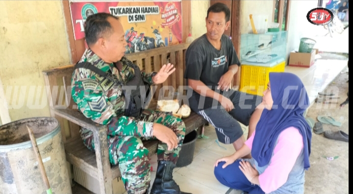 Untuk Menunjang Tugas Pokoknya, Babinsa Gunungguruh Koramil 0607-09/Cisaat Komsos dengan Warga Binaan