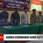Babinsa Kebonmanggu Koramil 0607-09/Cisaat hadiri rapat terbuka DPHP
