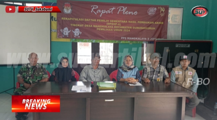 Sukseskan Pemilu 2024, Babinsa Mangkalaya Hadiri Rapat Pleno terbuka Rekapitulasi (DPSHP)
