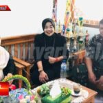 Jalin Tali Silaturahmi, Babinsa Cikujang Bersama Kepala desa Komsos Dengan Kepala Sekolah SMP N 1 Gunungguruh