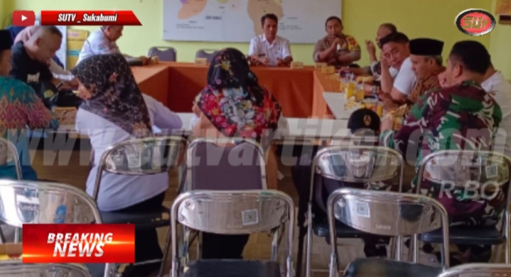 Babinsa Gedepangrango, Ikuti Rapat Bersama Forkopimcam Kadudampit Bahas Penanganan Bencana Alam