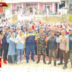 Sinergi dengan Kades Babinsa & Bhabinkamtibmas Muaradua Melaksanakan Giat Pengamanan kompetisi Drumband