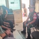 Danramil 0607-04/Kota Sukabumi Utara Lakukan Komsos dengan Petugas Keamanan Security Rumah Sakit Syamsudin SH