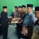 56 Orang Ketua Dan Anggota BPD Se-Kecamatan Gunungguruh Dikukuhkan dan Perpanjangan Masa Jabatan