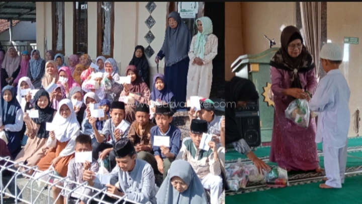 Muharram 1446 H, Kades Babakan Kec.Cisaat, Santuni Anak Yatim Mesjid Sirujul Mutaalimin