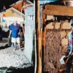 Semangat 45 Seorang Kadus Pimpin Warganya Kerja Bakti hingga malam hari pada sasaran Fisik TMMD ke 121 Semangat 45 Seorang Kadus Pimpin Warganya Kerja Bakti hingga malam hari pada sasaran Fisik TMMD ke 121