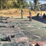 Anggota Koramil 0607-04/Kota Sukabumi Utara Latihan Menembak Senjata Ringan