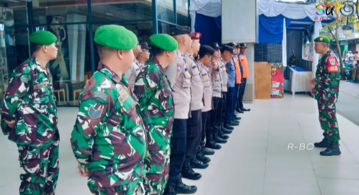Danramil 0607-04/Kota Sukabumi Utara Pimpin Apel Gabungan Pam Nataru 2024/2025