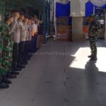 Danramil 0607-04/Kota Sukabumi Utara Pimpin Apel Pam Nataru 2025 di Pos PAM City Mall