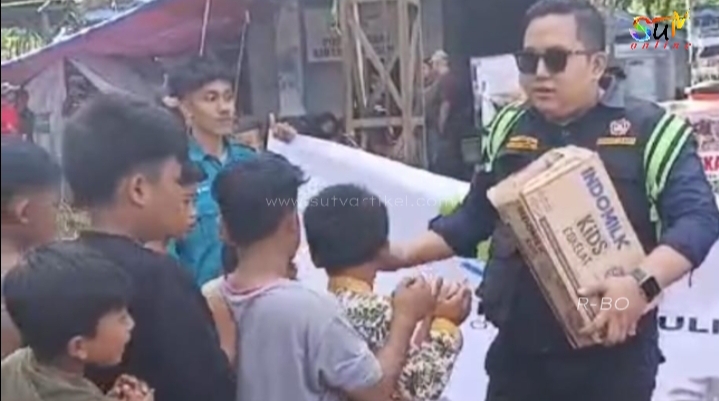 Tinjau Longsor Sukabumi, Ketua Karang Taruna Asep Arifin Tegaskan Korban Bencana Harus Terjamin Makan dan Kesehatannya