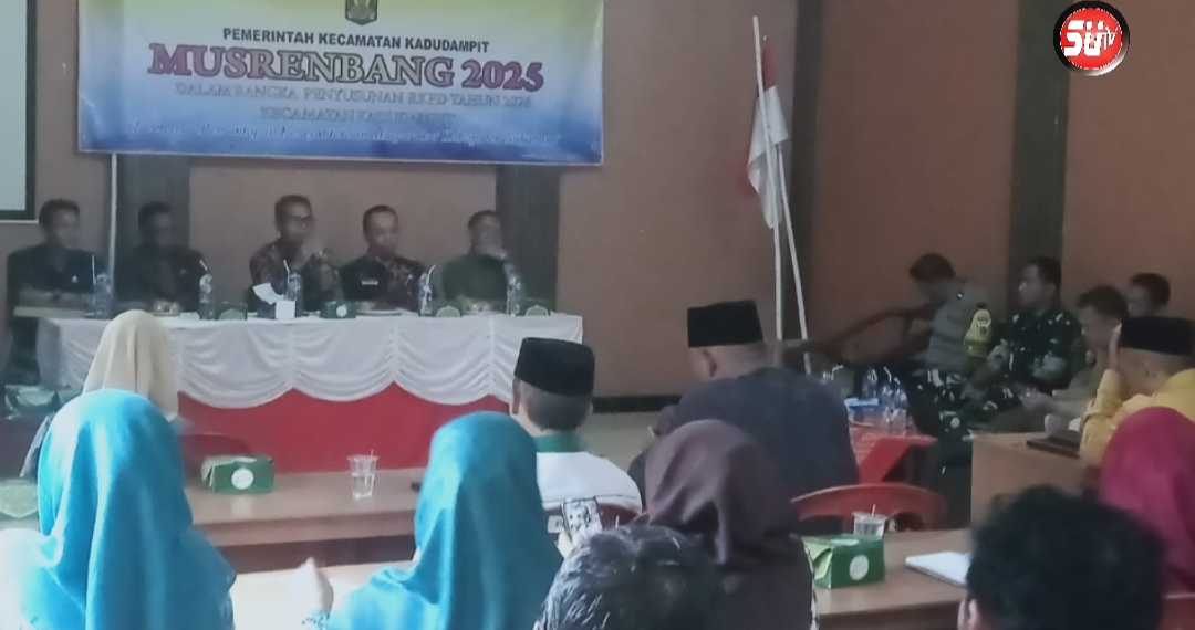 Babinsa Gedepangrango Koramil 0607-09/Cisaat Hadiri Musrenbang Kecamatan Kadudampit