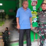 Babinsa Gunungguruh Cek Ketersediaan dan Harga Gas LPG 3 Kg