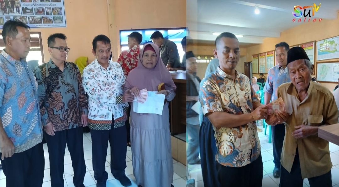 Jelang Lebaran Pemdes Muara Dua Kadudampit Salurkan BLT DD Dan Insentif RT/RW
