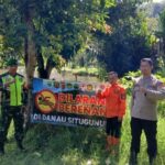 Libur Lebaran, Babinsa Sukamaju Koramil 09/Cisaat Pantau Objek Wisata Situgunung