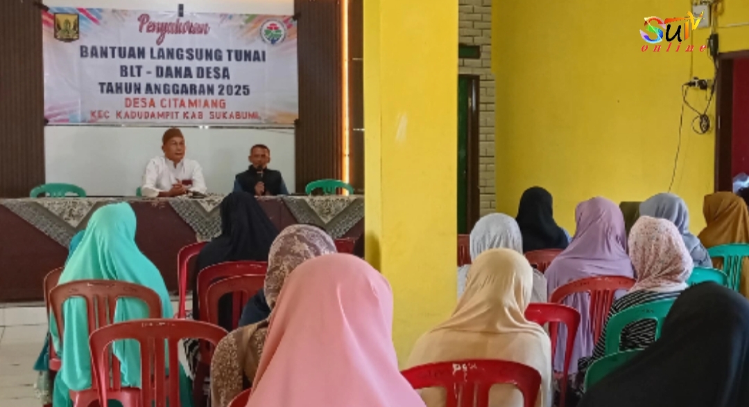 PEMERINTAHAN DESA CITAMIANG SALURKAN BLT DD TAHAP 1 BULAN JANUARI s/d APRIL TH 2025