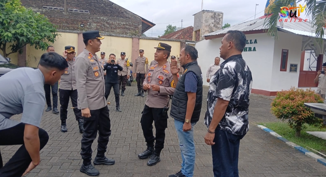 Kapolres Jember Laksanakan Kunjungan Kesiap Siagaan Anggota di Polsek Patrang