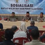 Pemdes Babakan Kecamatan Cisaat, Gelar Sosialisasi Batas Wilayah dan Penataan Desa