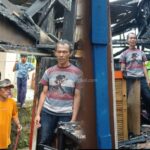 Diduga akibat Konsleting Listrik, Rumah Warga di Sukamaju Kadudampit Ludes Terbakar