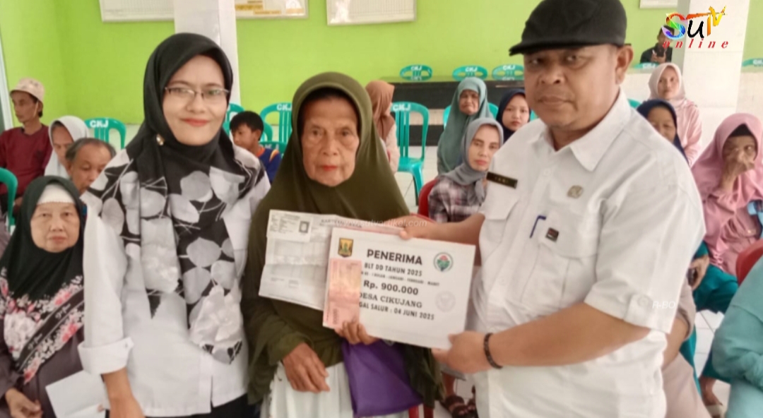 Jelang Idul Adha, Pemdes Cikujang Kec Gunungguruh Salurkan BLT-DD TA 2025