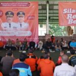 Babinsa Desa Sukamaju Koramil 09/Cisaat Monitoring Silaturahmi Antara Relawan Bencana dan Bupati Sukabumi