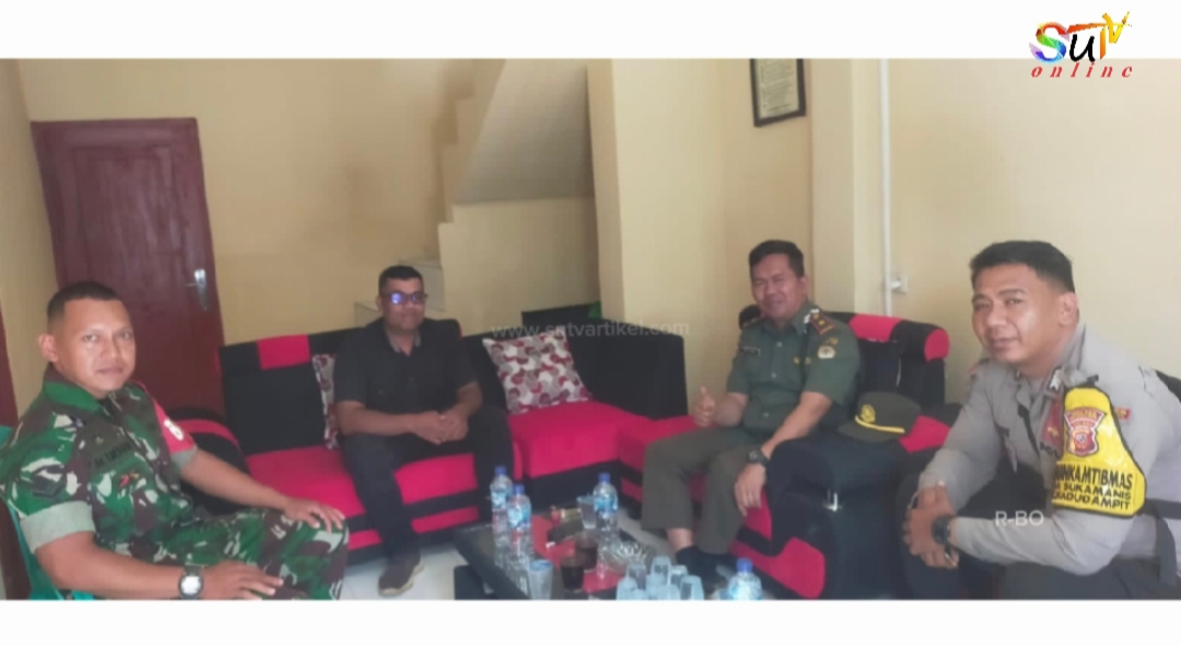 Babinsa Desa Sukamanis Koramil 09/Cisaat Monitoring di Tempat Wisata Situgunung