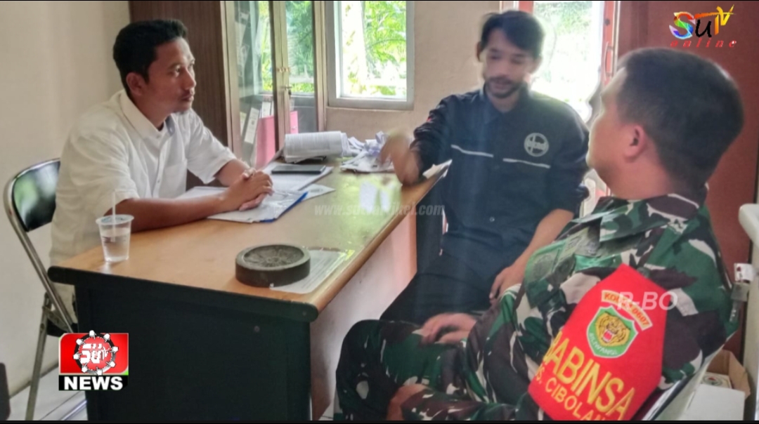 Babinsa Desa Cibolang Koramil 09/Cisaat Lakukan Puldata Ter Bersama Kepala Dusun