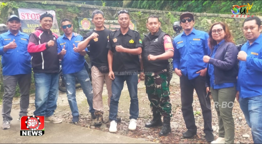 Komsos bersama Karang Taruna, Babinsa Desa Sukamanis Koramil 09/Cisaat Terus Tingkat Hubungan Baik