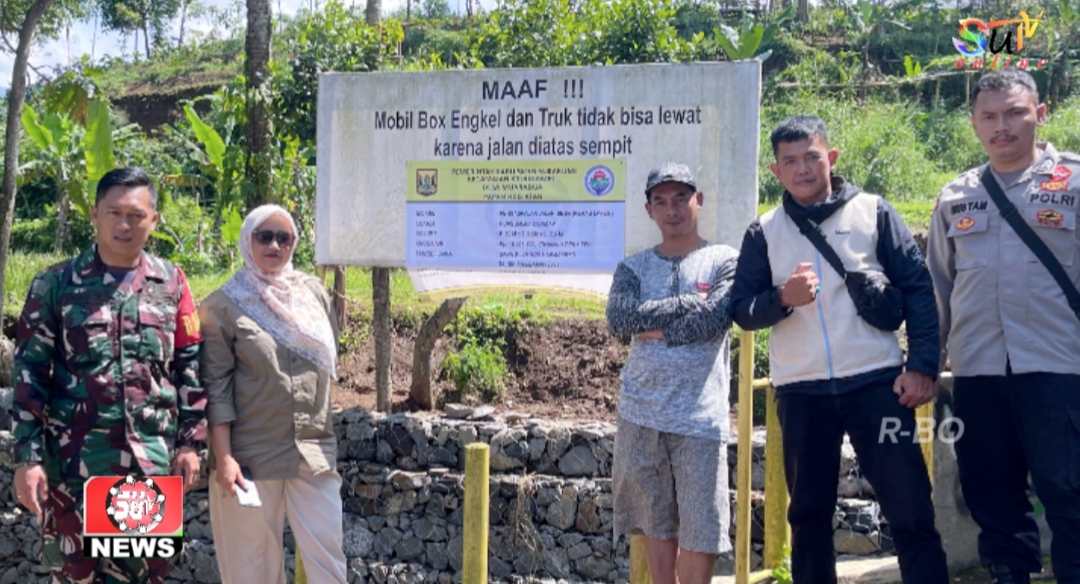 Babinsa Muaradua Koramil 09/Cisaat Jalin Komsos Dengan Ketua TPKD dan Ketua BPD