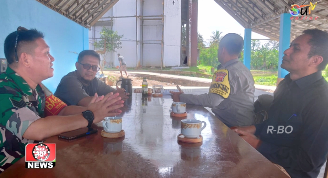 Jalin Hubungan Baik, Babinsa Serka Apep Firmansyah Koramil 09/Cisaat Komsos Bersama Toga Dan Tomas