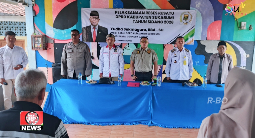 Wakil Ketua DPRD Kabupaten Sukabumi Laksanakan Reses Kesatu Tahun Sidang 2026 Dapil 4 Gunungguruh