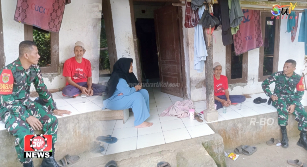 Anjangsana Kerumah Warga Binaan, Cara Babinsa Mangkalaya Koramil 09/Cisaat Untuk Komsos