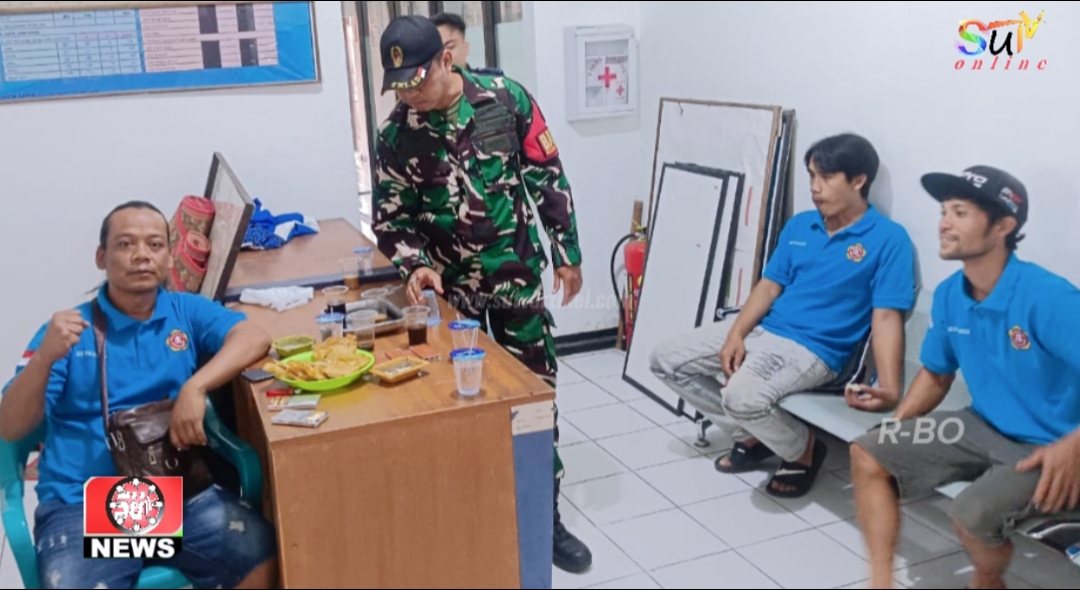 Himbau Tetap Jaga Kamtibmas, Babinsa Gedepangrango Komsos Bersama Karang Taruna