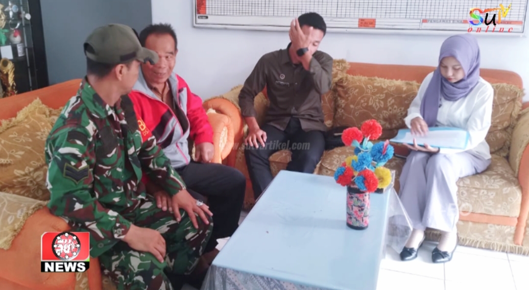 Babinsa Kadudampit Koramil 0607-09/Cisaat Komsos Dengan Kepala Sekolah SDN Kadudampit