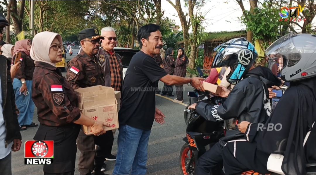 Peringati HUT KBPPPolri Ke 23. KBPPPolri Resor Sukabumi Kota Bagikan Takjil dan Buka Bersama