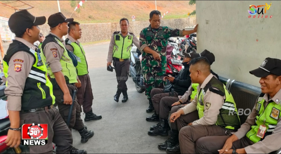 Babinsa Sirnaresmi Kunjungi Petugas Satpam PT SCG di Bulan Puasa, Perkuat Sinergitas Keamanan Jelang Idul Fitri