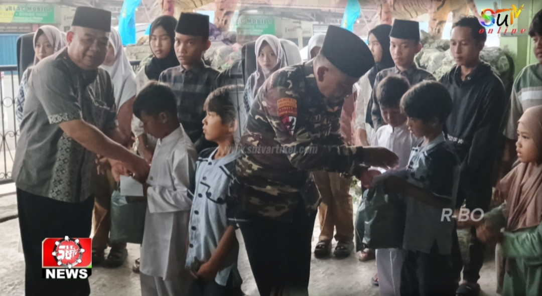 Di Penghujung Ramadhan, KB-FKPPI PC 1006 Sukabumi Santuni Puluhan Anak Yatim dan Buka Puasa Bersama