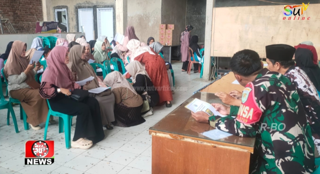 Jalin Silaturahmi, Babinsa Desa Cisaat Hadiri Halal Bihalal Bersama Kader Posyandu