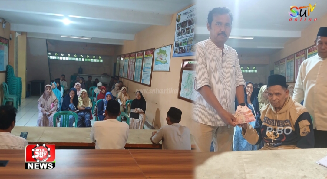 Meski Kena Efesiensi Anggaran, BLT DD Dicairkan Pemdes Muaradua, Warga Senang Walau Hanya Nerima 3 Bulan