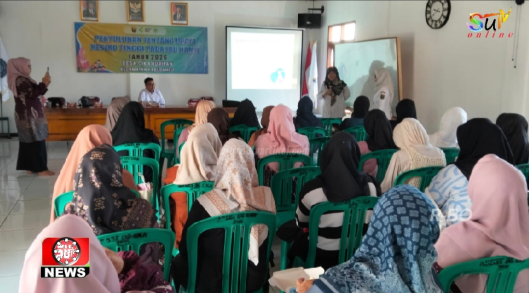 Pemerintah Desa Cikahuripan Bersama Puskesmas Kadudampit Gelar Penyuluhan Ibu Hamil Risiko Tinggi