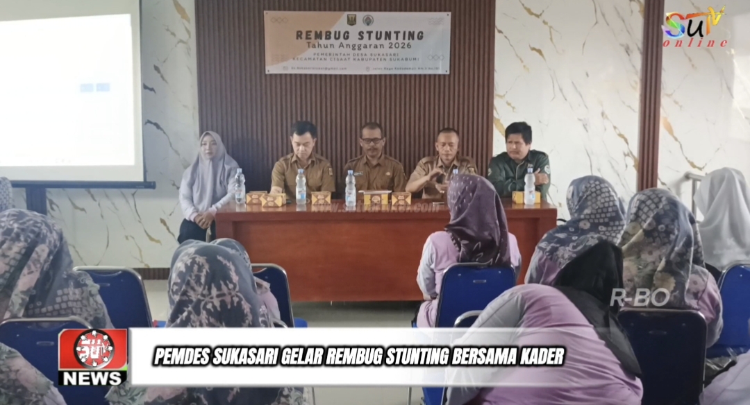 Pemerintah Desa Sukasari Gelar Rembug Stunting Untuk Pencegahan Dan Penanganan Stunting Di Desa Sukasari
