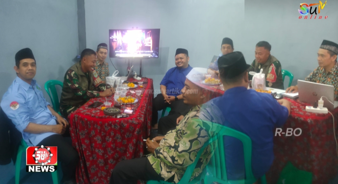 Babinsa Desa Cisaat Koramil 09/Cisaat Jalin Komsos dengan ketua MUI dan Tokoh Agama Desa Cisaat
