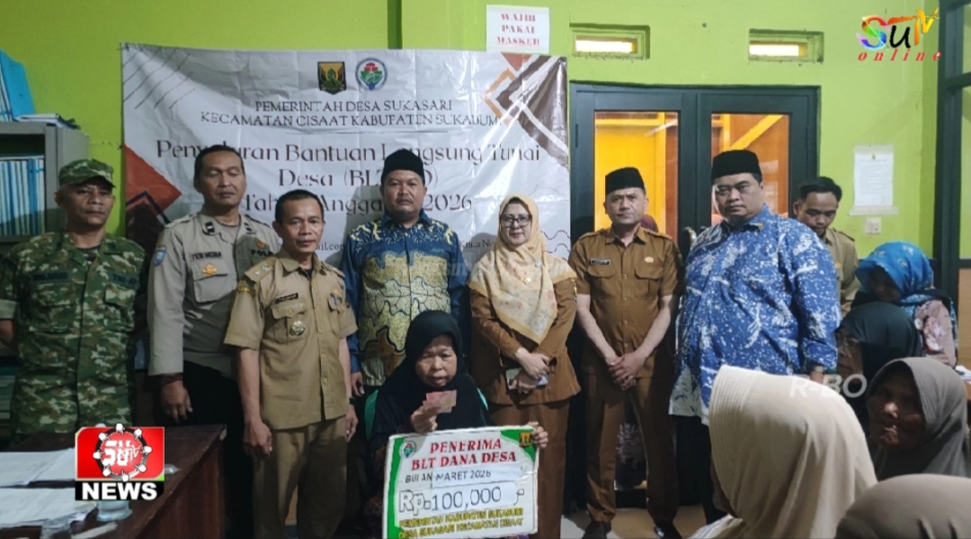 Pemdes Sukasari Salurkan BLT DD Tahap 1 2026 dan Insentif Linmas