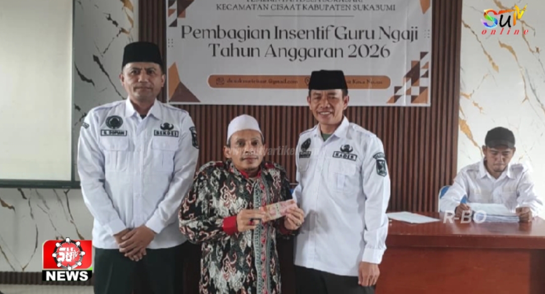 Pemdes Sukasari Salurkan Insentif kepada Guru Ngaji Alokasi DD tahap 1