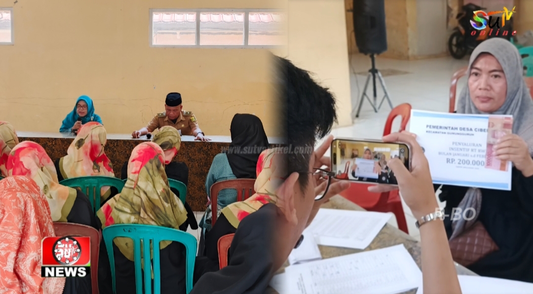 Sebagai Wujud Terimakasih, Pemdes Cibentang Salurkan Insentif RT/RW dan Kader Posyandu