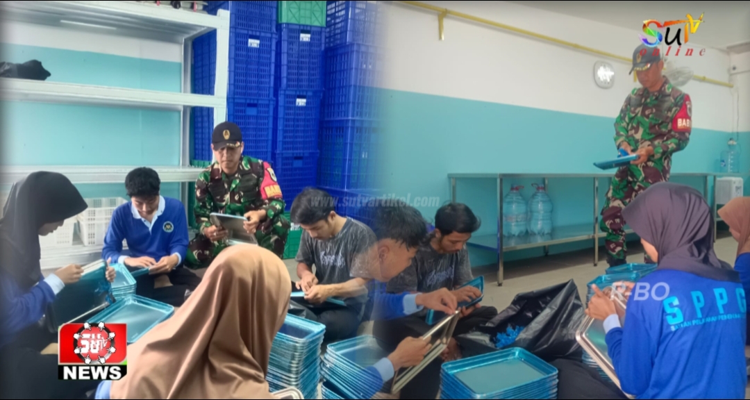 Pastikan Situasi Aman, Tertib dan Lancar Monitoring Kegiatan Dapur MBG oleh Babinsa Gedepangrango