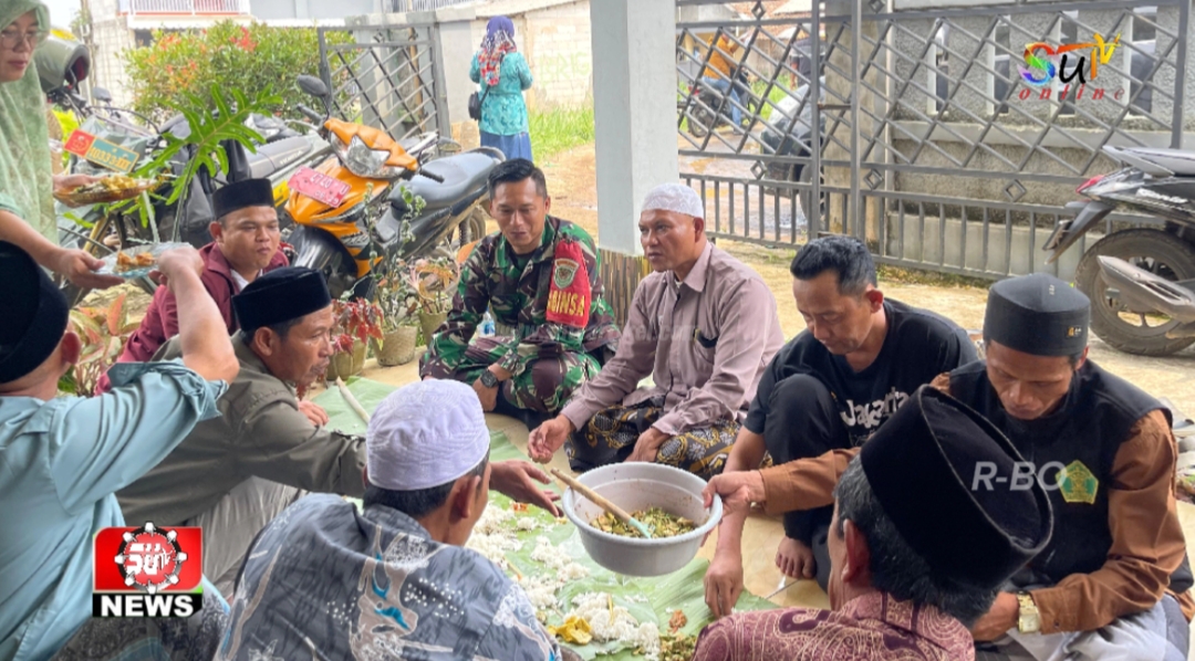 Babinsa Desa Muaradua koramil 0607-09/Cisaat Jalin Komsos dengan MUI dan Tokoh Agama