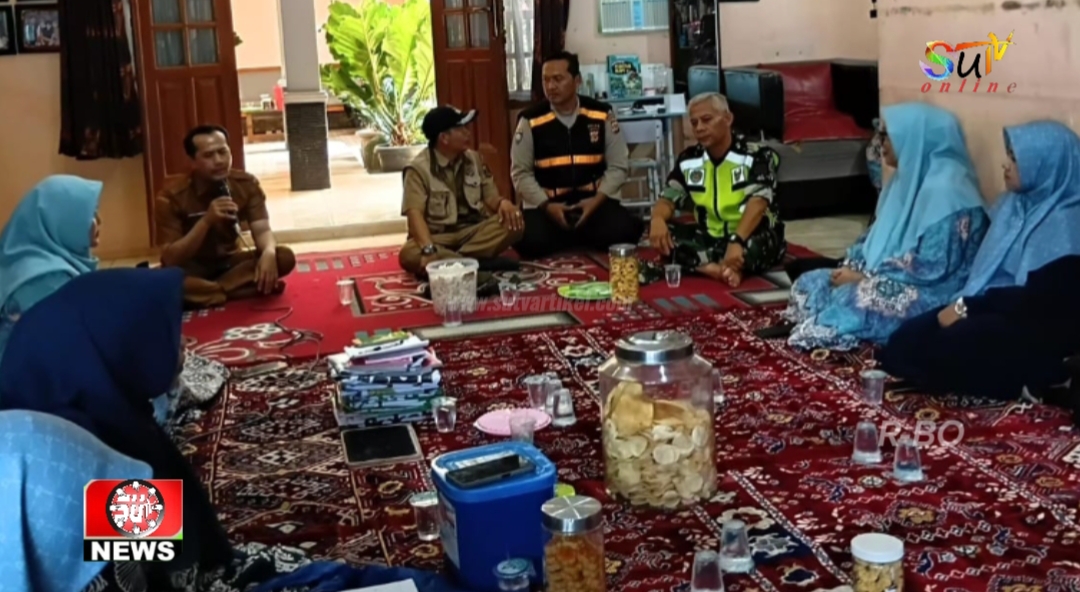 Sinergitas Pemdes Sukasari, Babinsa dan Bhabinkamtibmas, Dampingi Rapat Posyandu Dorong Pencegahan Stunting
